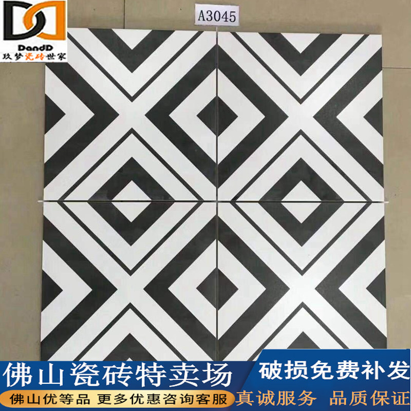 Flower Brick 300x300 Nordic Kitchen Makeup Room Floor Tiles Black And White Line Brick Balcony Mesh Red Tiles