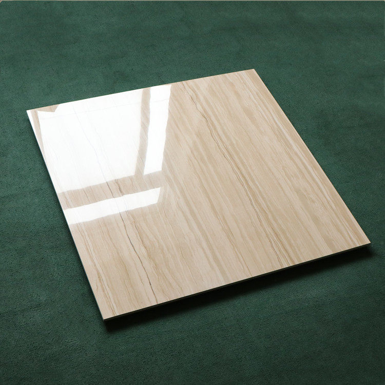 Foshan tile 800X800 Living room Bedroom Yellow Wood Grain Floor Tiles Full Throw Glazed Non-slip Floor Brick White Grey Wall Brick