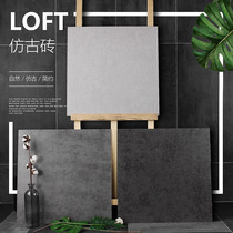 Foshan antique tile 600X600 gray antique cement brick living room bedroom non-slip floor tiles bathroom wall tiles