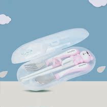 babyalan Children chopsticks Training chopsticks Practice chopsticks Baby learning chopsticks Baby spoon Kindergarten tableware set