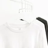 Двухцветный хлопковый цветной лонгслив для отдыха