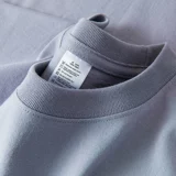 Хлопковая футболка с коротким рукавом, размер, свободный крой