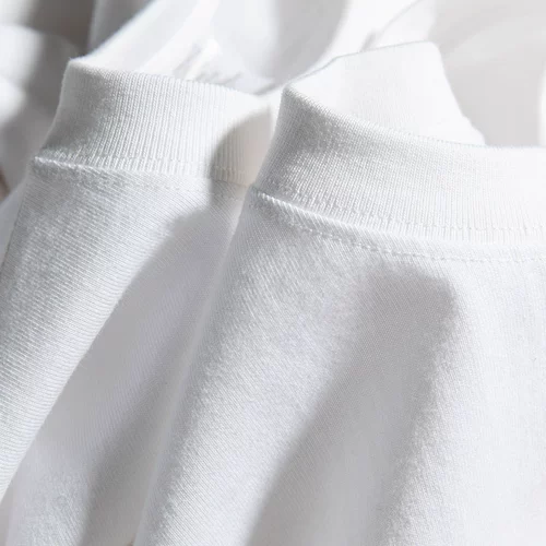 Специальное предложение благосостояния!Повышение репутации!270 г плотная однотонная футболка из чистого хлопка с круглым вырезом и короткими рукавами, однотонный простой топ