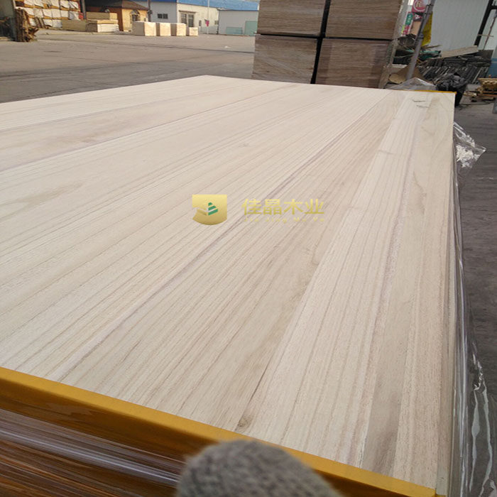 Paulownia straight jigsaw board E0 grade paulownia solid wood board gift box board drawer board environmental protection wardrobe back board craft board