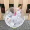 Water play Water ball Children's inflatable ball Children's ball ball Unicorn toy three-dimensional beach ball Early education ocean ball