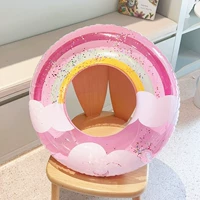 Розовые радужные блестки для ногтей, 40