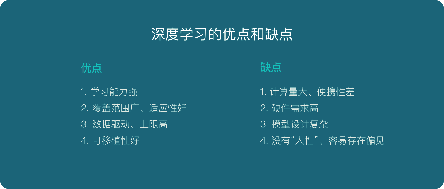 深度学习的优缺点