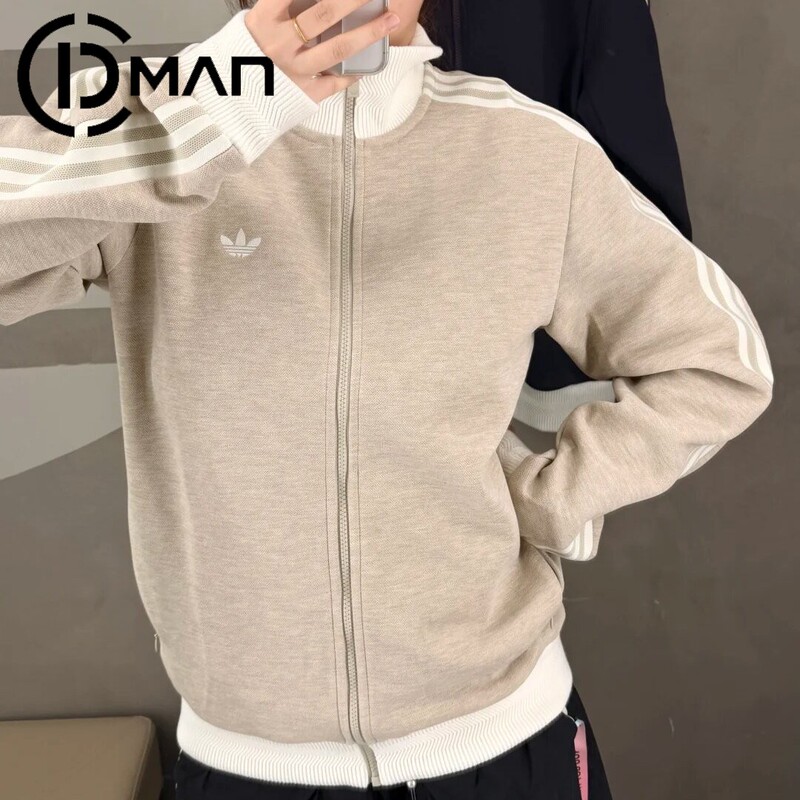 Adidas Adidas Trefoil Men's and Women's Retro Old Money Style Jacket Kz0510 Kz0511 Adidas Adidas Trefoil Men's and Women's Retro Old Money Style Jacket Kz0510 Kz0511