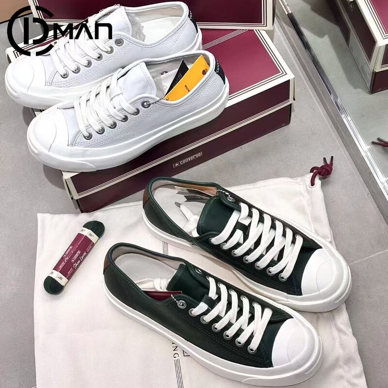 Converse First String Open Smile High-End V-Soled Retro Canvas Shoes A24015C A24016C