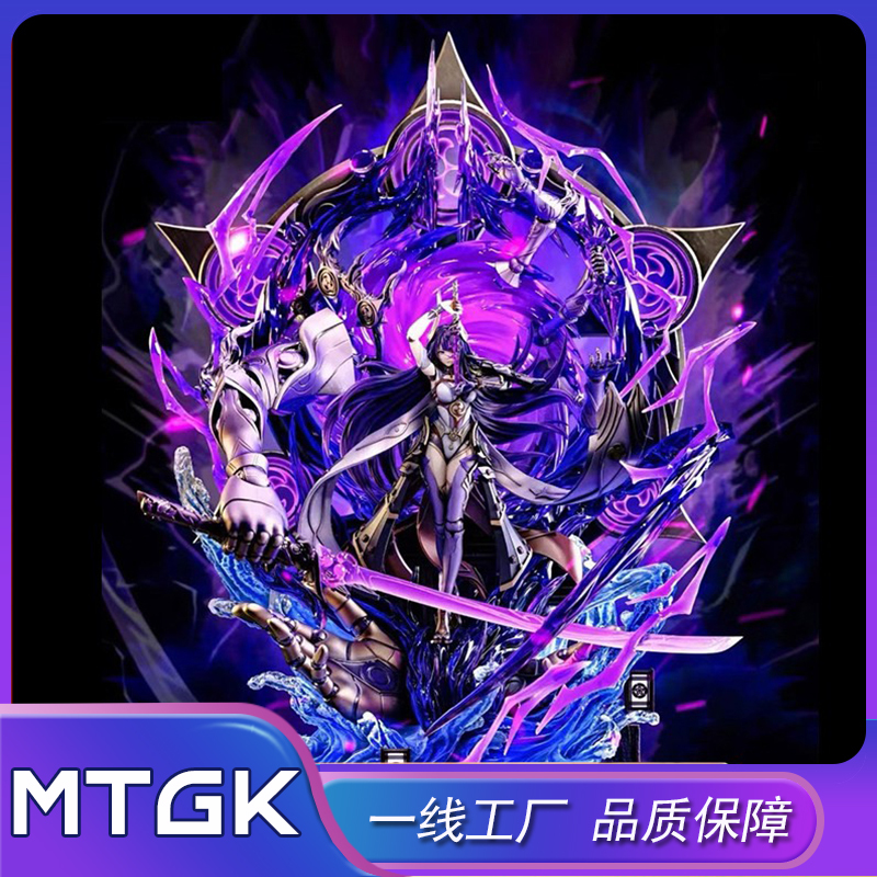 In-Stock Mtgk Yy Imagination Studio Martial God Thunderbolt Genshin Impact Limited Edition Gk Figure Statue