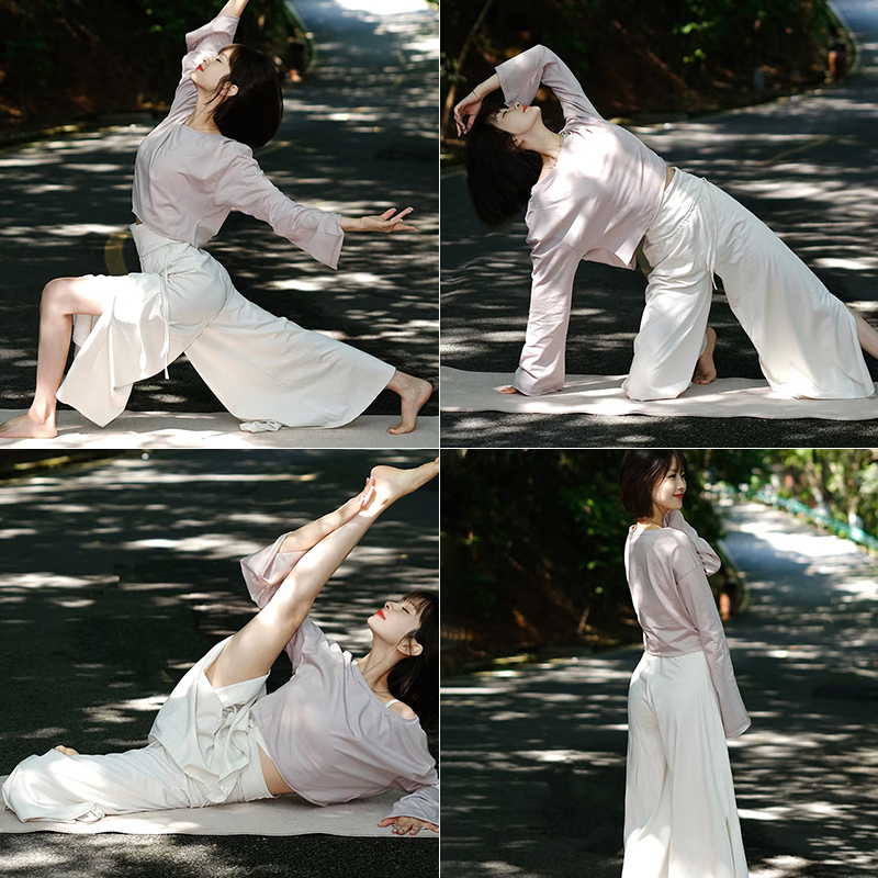 Xiyang Muxue Yoga Pants New Loose Breathable Waist Lifting Hip Thin Meditation Inner Light Flow Strap Magic Pants