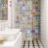 Горячая рука -пленка маленькие цветочные кирпичи северный средиземноморский лист цветочный лист 100 садовый кирпич