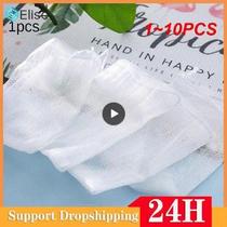 1 ~ 10PCS Facial Cleanser Soap Mesh Bags Foaming Mesh Soap