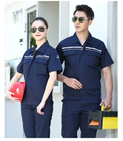 Синий антистатический комплект, короткий рукав