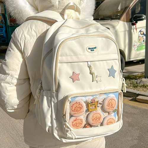 Ранец, высококачественный рюкзак, вместительная и большая сумка через плечо, для средней школы