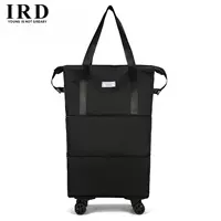 Черный трехслойный [съемное универсальное колесо] [расширяемая емкость]