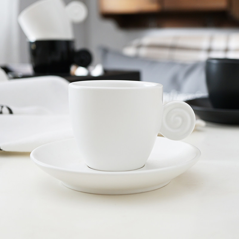 Buy Simple blackandwhite frosted espresso cup espresso cups espresso