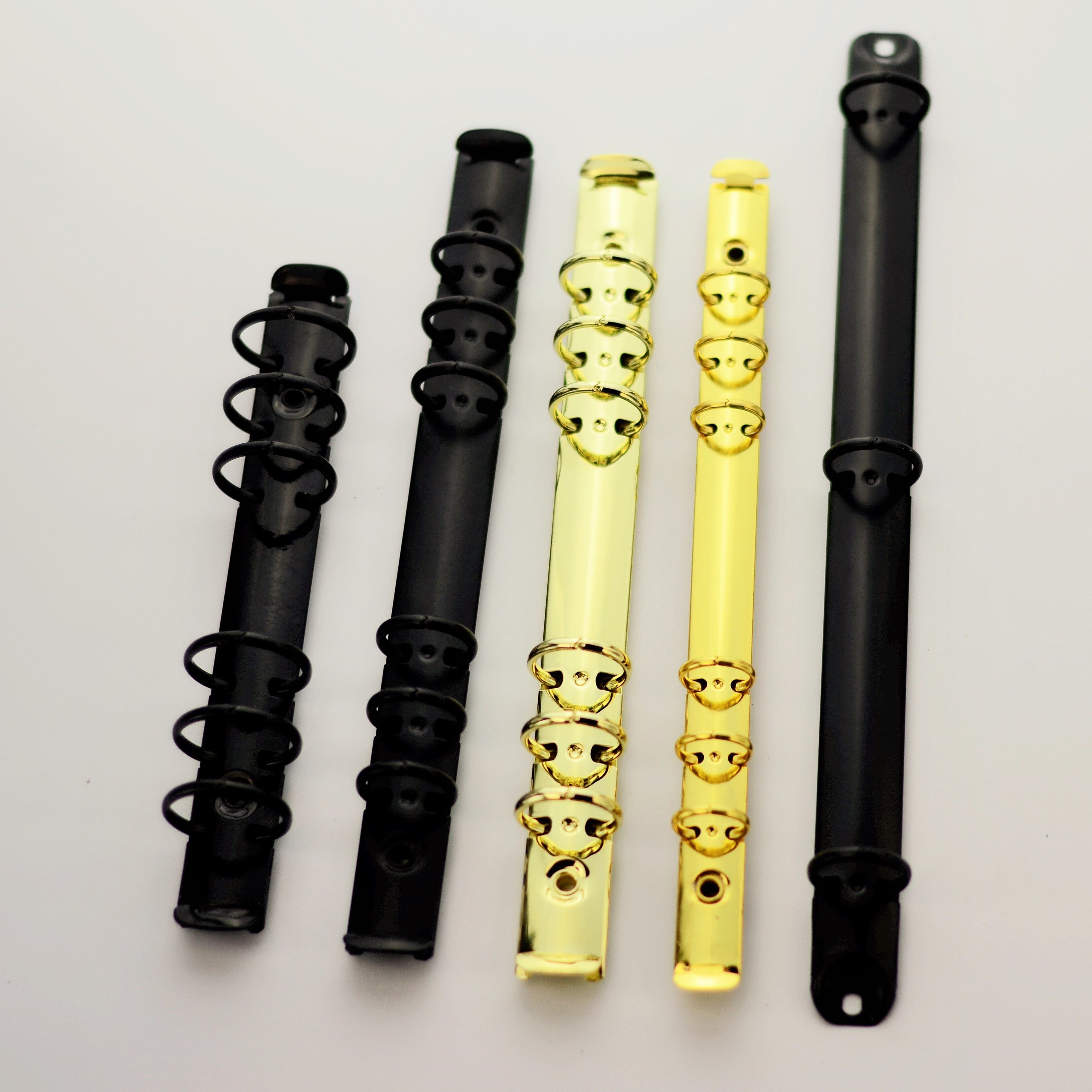 Golden alive page clip black 6 holes clip 3 holes clip A4A5 A6 clip native gold dark gold ancient bronze color