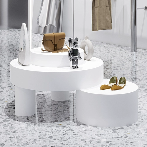 Шкаф -магазин женской одежды для наставки мешков Hanfeng мягкий наряд на стене многослойный полка, шоу магазина одежды