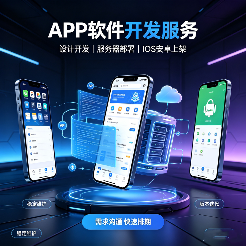 App Software Development, Technical Maintenance, Information Technology Services, and App Deployment on Android and Apple