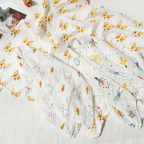 Childrens bamboo cotton gauze triangle towels scarf scarves slim baby feeding spat towels Summer newborns Supplies Fang Towel scarves