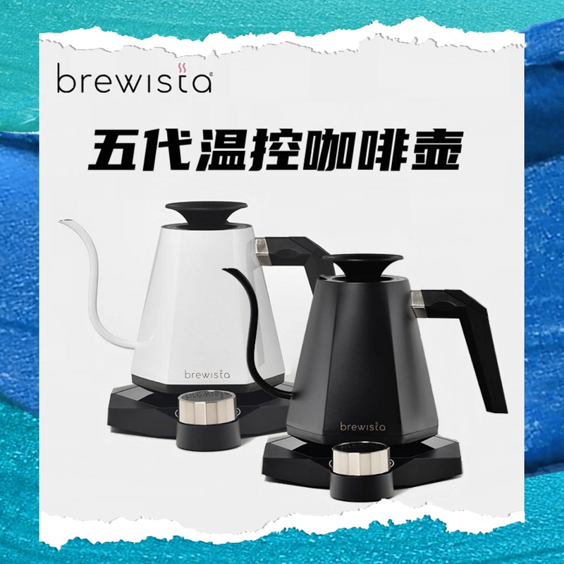 Brewista Fifth Generation Hand-Brewing Kettle with Temperature Control, Long Spout, Narrow Mouth, Home Use, Competition-Grade, Quick Brewing Tea and Coffee Kettle, X Series B Kettle