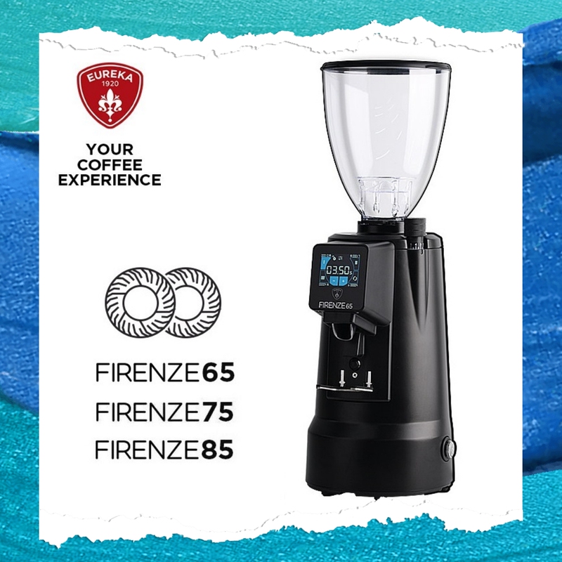 Eureka Firenze65 Home and Commercial Espresso Grinder with Lcd Screen Electric Coffee Bean Grinder