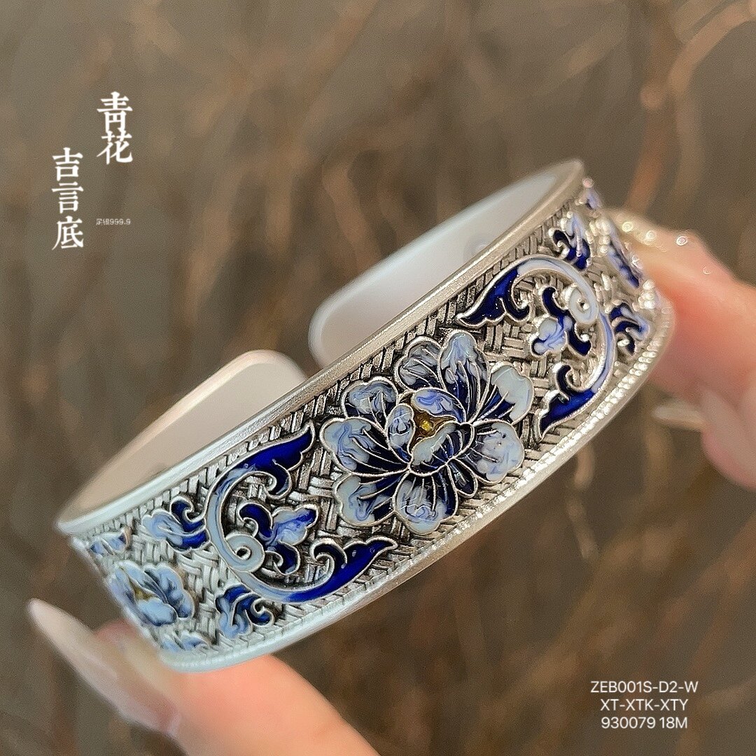 💖周焕福足银手镯:国潮新中式美学💖-手镯-淘宝好物网