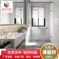 New Products Spot Medium Board Through Body Marble Wall Brick 400 * 800 Living room Restaurant Kitchen Toilet Modern