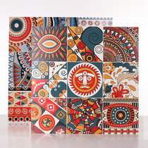 Indian Small Flower Brick 200 Dining Room Stairs Kitchen Guard Donka Background Wall Parquet Living Room Tile Ceramic Floor Tiles 600