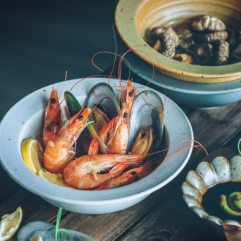 Jingdezhen handmade ceramic Japanese-style rough pottery noodle bowl instant noodle bowl soup bowl household vegetable bowl large bowl salad bowl fruit bowl