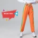 Хлопковые оранжевые штаны