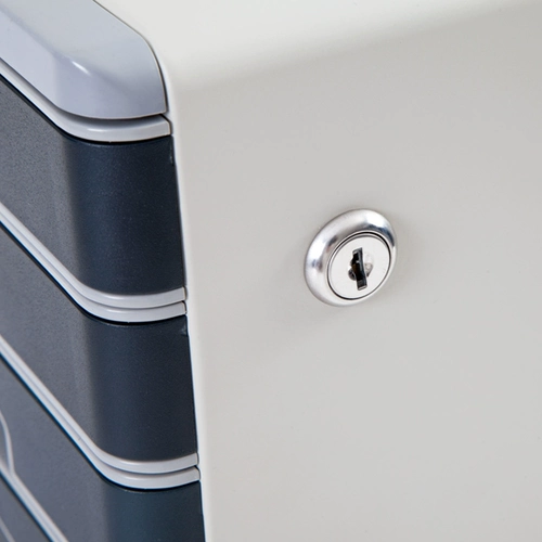 Qinxin Металлический файл шкаф Пластиковый файл шкаф на рабочие столы для хранения данных шкаф шкаф пластиковый ящик для пластикового ящика Офис Пятисторный настольный настольный настольный офис оптом