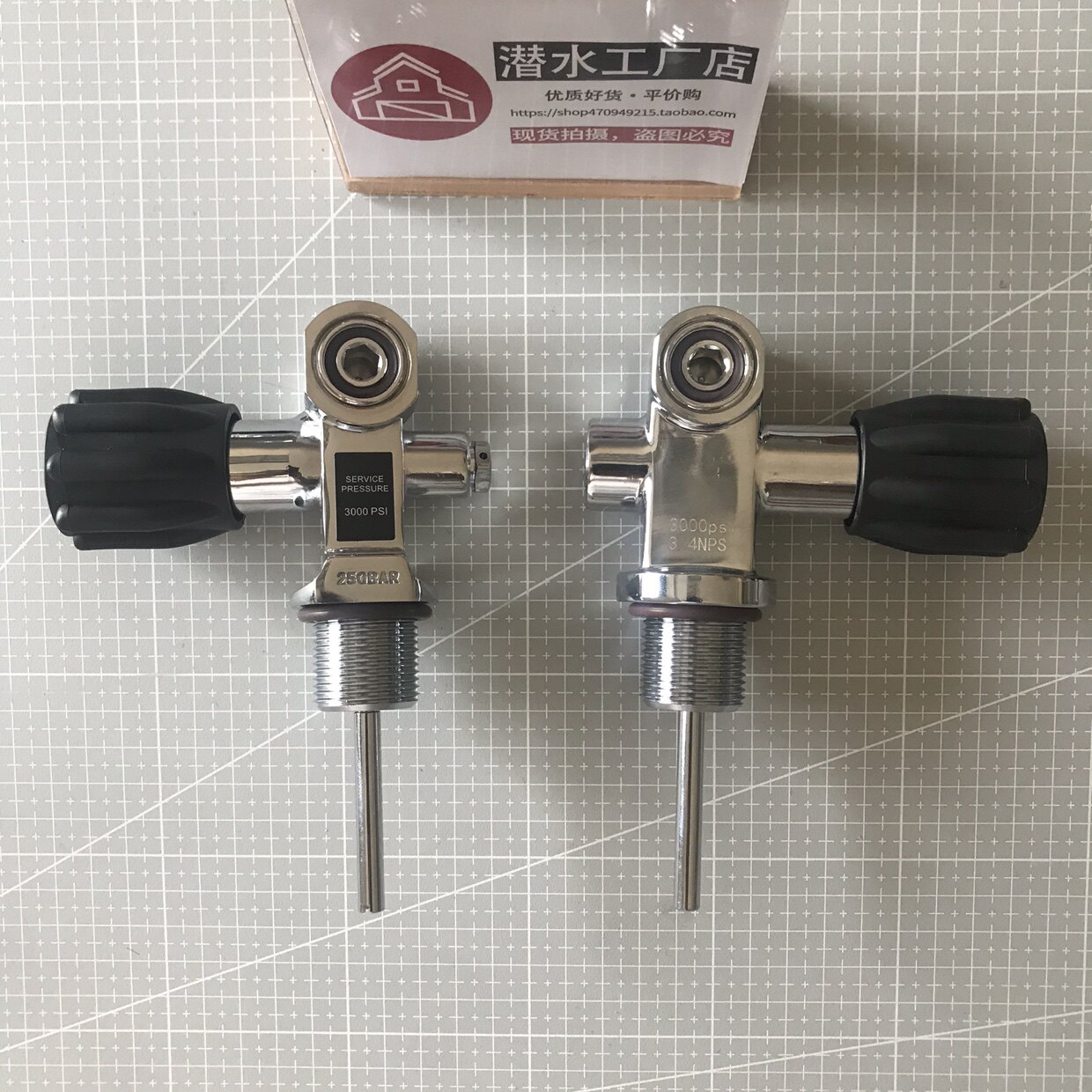 Diving cylinder valve Diving oxygen bottle head valve G3 4 switch K type left hand gas cylinder valve backhand side hanging