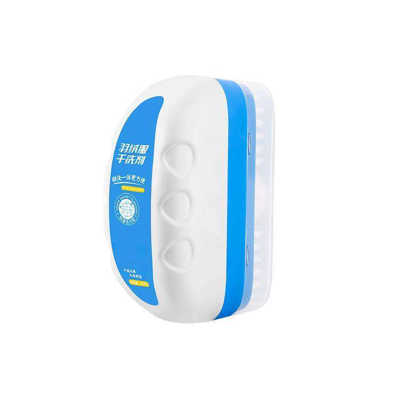 Down Jacket Dry Cleaning Agent, No-Wash Cleaning Brush, Clothing Stain Removal Wipes, Multi-Functional Dry Cleaning Brush All-In-One