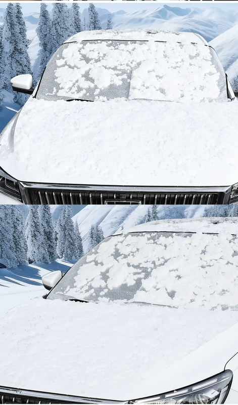bat phu oto Xe tuyết phủ kính chắn gió phía trước chống sương giá và tuyết phủ mùa đông chống đóng băng bìa xe bìa xe mùa đông kính chắn gió dày bạt ô tô tải bạt trùm ô tô