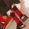 2026 New Zodiac Year Red Socks for Women, Mid-Calf Socks for the New Year, Good Luck and Fortune Gift, Year of the Horse Red Long Socks for Men