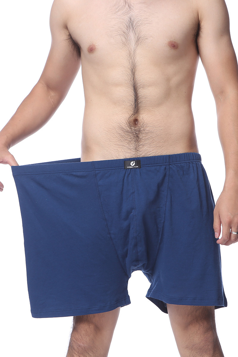 Middle aged high waist underpants Lili New pure cotton full cotton large size Men's flat angle pants flat footed pants Four corner pants fattening pants