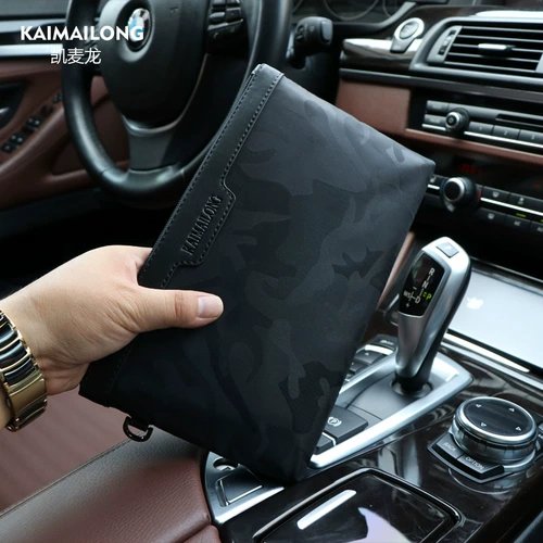 凯麦龙 Вместительная и большая сумка с петлей на руку, маленькая сумка клатч, шоппер, барсетка, нейлоновая сумка на запястье, в корейском стиле, ткань оксфорд