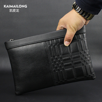 Kymacrons new mens handbags genuine leather mens bunnies for mens business casual hands with bag handbags