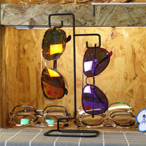 Creative myopia glasses display stand sun glasses display glasses shelf display stand metal decoration hanging ornaments