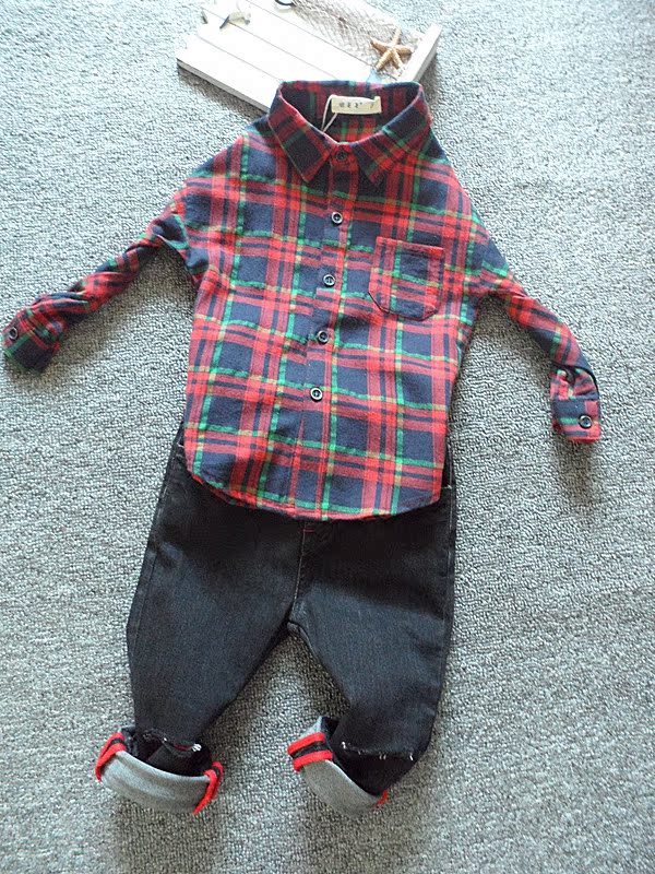 Chemise enfant à manche longue - Ref 2083008 Image 13