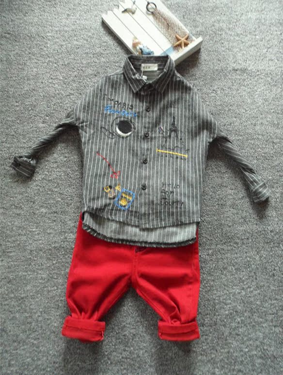 Chemise enfant à manche longue - Ref 2083269 Image 13