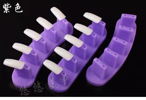 Dụng cụ làm móng Một khung giả móng tay tập thể dục bằng nhựa hiển thị cơ sở hoa sen móng tay sinh viên cửa hàng Ato máy dũa nail cầm tay
