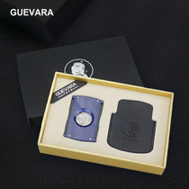 Guevara cigar scissors Smooth and sharp blade cigar cutting tool Carbon fiber pattern blade