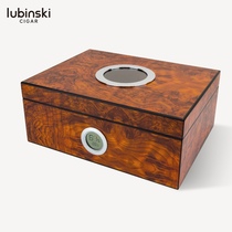 Lubinski Lubinski humidor 40 pieces cedar wood humidor aging box with transparent window