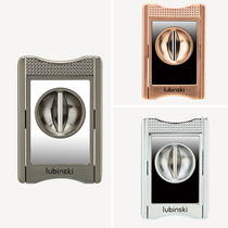 Lubinski Lubinski cigar scissors V-cut with cigar holder function metal material