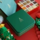 PT Square Box Геометрическая длина рождественской елки 17 ширина и 6 см.