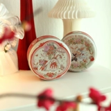 Кролика Lulu Hand -Painted Illustration Rabbit Cookie Cookie Box Box Запеченная упаковочная коробка Xikan Sugar Box Pired Box пустая коробка