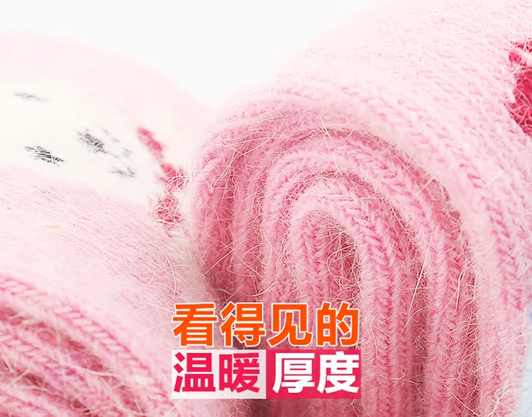 Vớ len Heng Heng Xiang phụ nữ cộng với nhung ống dày vớ mùa thu mùa đông mùa đông ấm áp nam vớ đôi vớ